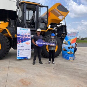 Máy xúc lật Liugong gầu 3,7m3 CLG855H - xúc lật Hải Âu